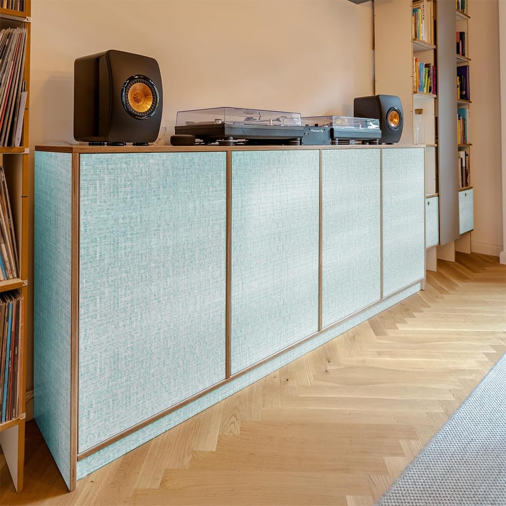 HASTHIP Self Adhesive Waterproof Wallpaper, 2.5mm Thick Premium XPE Material, 50cm x 280cm Cuttable Noise Reduction Wall Protector for Home Improvement, Table Top, Furniture, Almirah Doors (Grey) HASTHIP Self Adhesive Waterproof Wallpaper, 2.5mm Thick Premium XPE Material, 50cm x 280cm Cuttable Noise Reduction Wall Protector for Home Improvement, Table Top, Furniture, Almirah Doors (Grey)